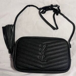 YSL Pebbled Mini Lou Bag